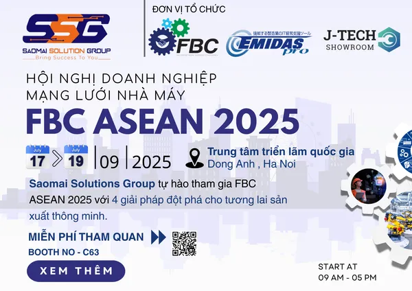 SAOMAI SOLUTIONS GROUP (SSG) CHÍNH THỨC THAM GIA TRIỂN LÃM FBC ASEAN 2